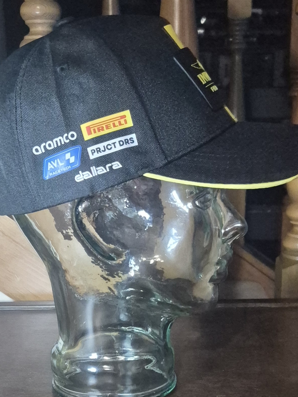 Invicta Racing Black & Yellow Cap - Picture 5 of 11